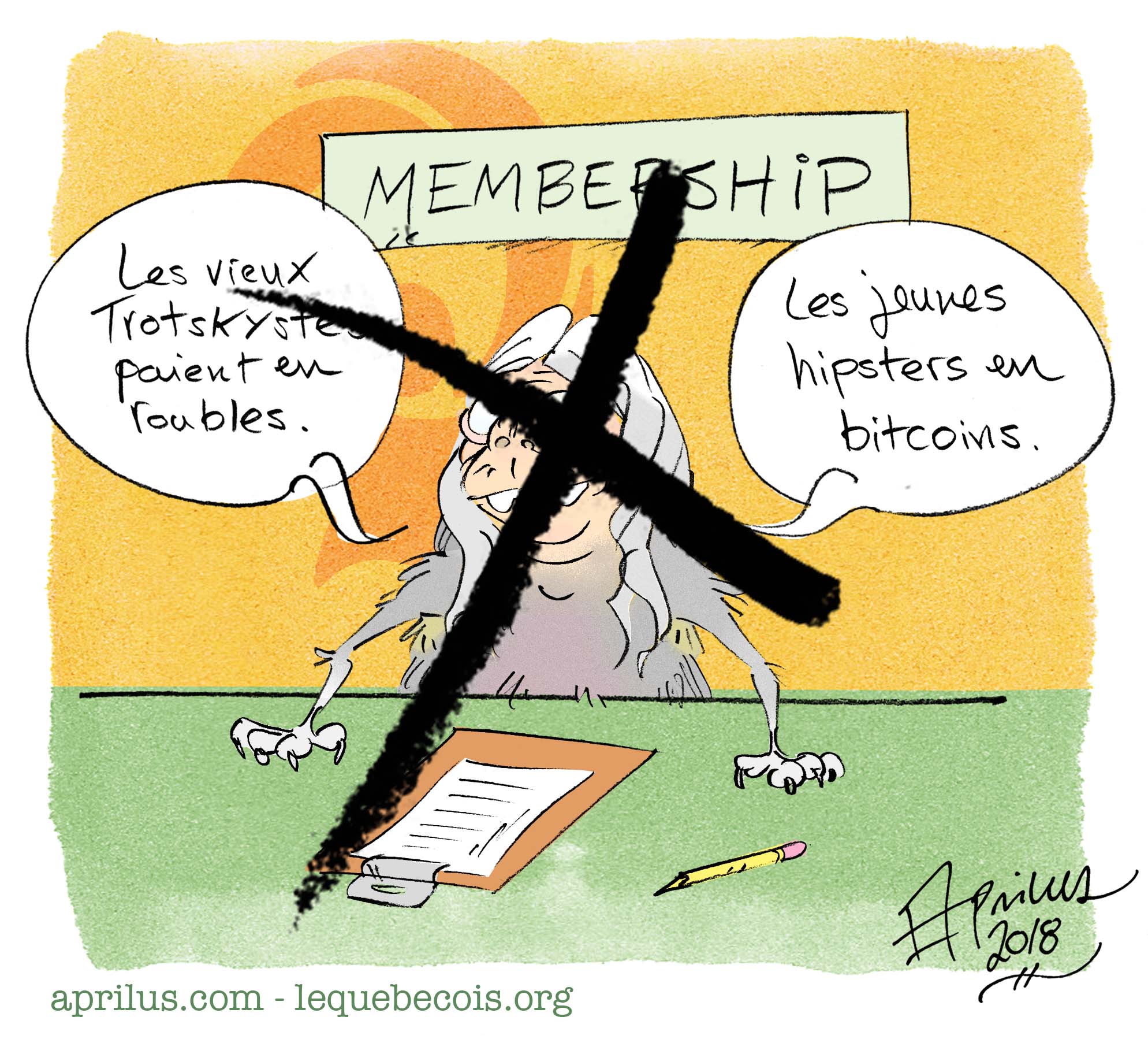 membership QS aprilus censure
